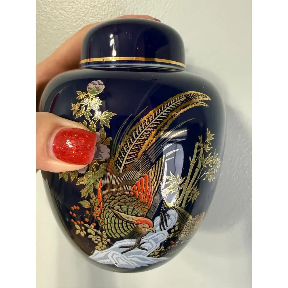 1970's Satsuma Kutani Small Ginger Jar